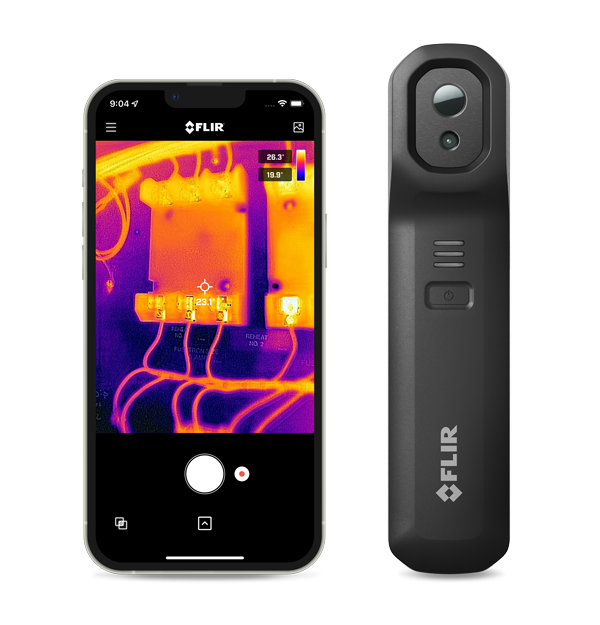 iphone flir one edge front and front