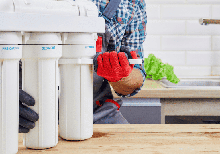 התקנת מסנן מים