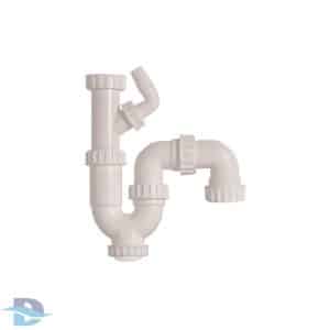 מחסום סיפון אמריקאי 1.5 צול לכיור מטבח בודד יציאה למדיח 1