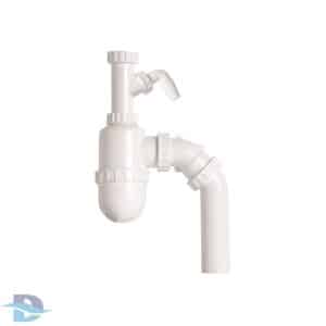 סיפון אמריקאי בודד 2 צול עם יציאה למדיח