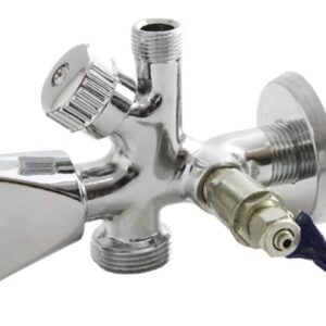 ברז ניל 3/8 + מדיח 3/4+ מטהר מים